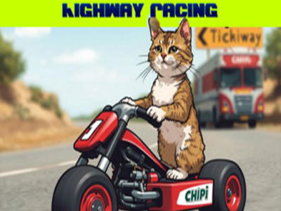 Chipi Chipi Chapa Chapa Cat Highway Racing background