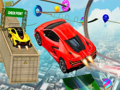 Crazy Car Stunt Descent GT background