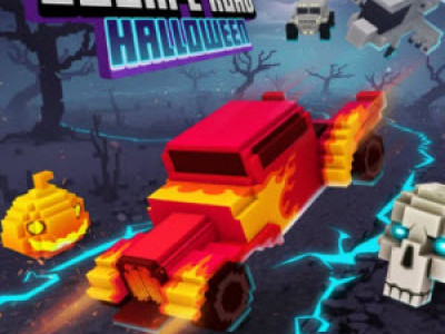 Escape Road Halloween background