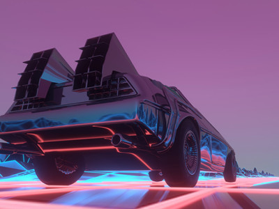 Futuristic Racer background