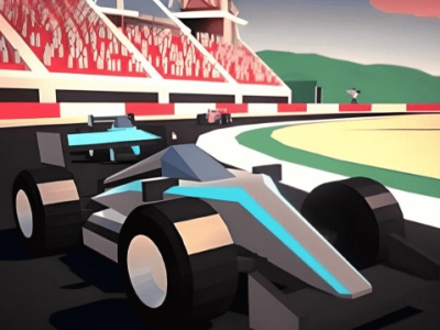 Poly Track background