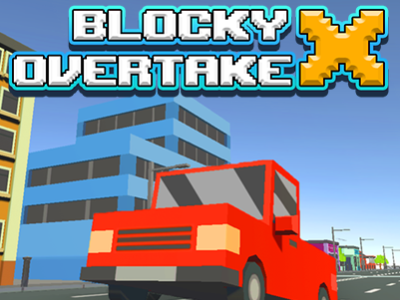 Blocky Overtake X background