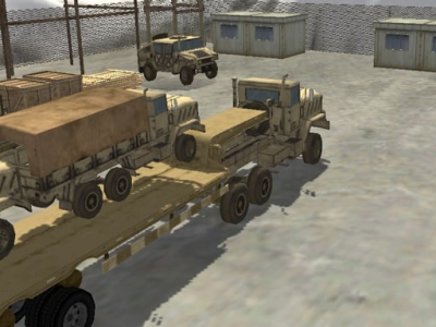 Transport Army vehicle truck driving background